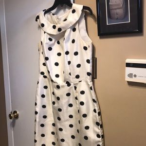 Black and cream dress